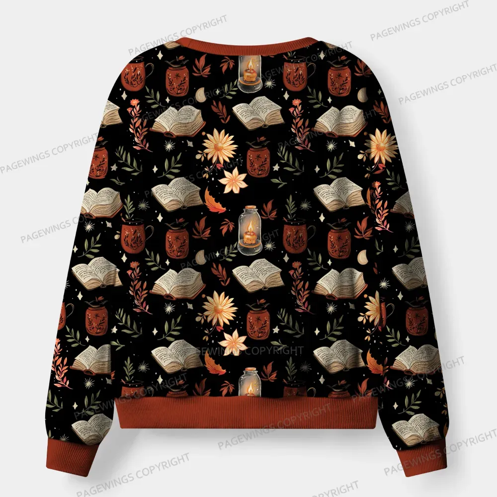 Pagewings Cozy Reading Unisex Flannel Pajama Set