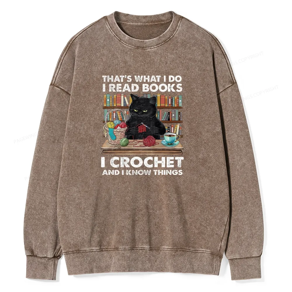 Pagewings To Kill a Mockingbird Unisex Washed Sweatshirt