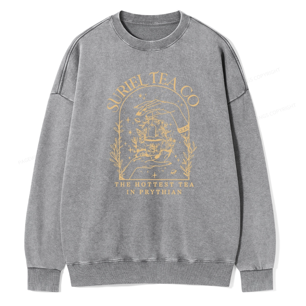 Pagewings A Court Of Thorns And Roses Unisex Washed Sweatshirt