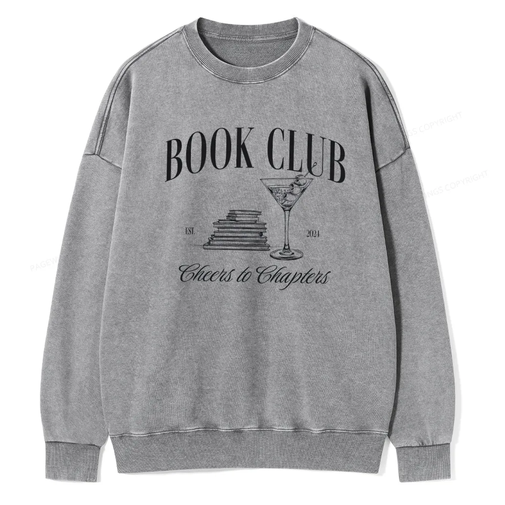 Pagewings To Kill a Mockingbird Unisex Washed Sweatshirt