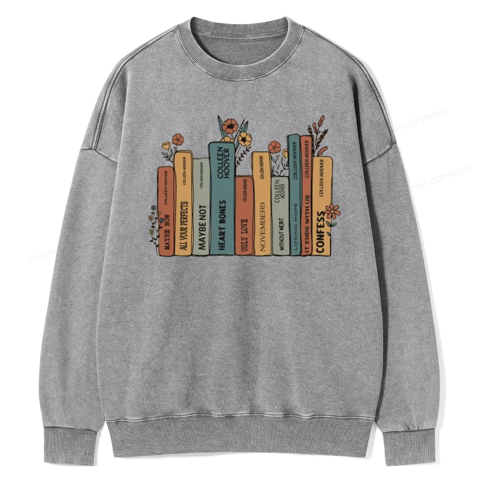 Pagewings It Ends With Us CoHo Unisex Washed Sweatshirt