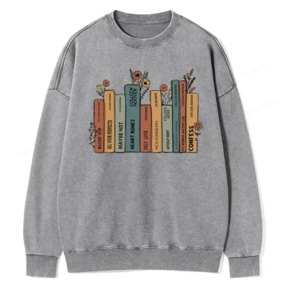 Pagewings It Ends With Us CoHo Unisex Washed Sweatshirt