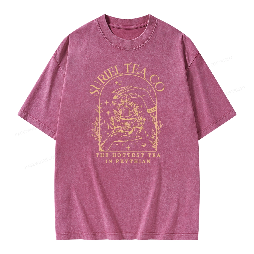 Pagewings A Court Of Thorns And Roses Unisex Washed T-shirt
