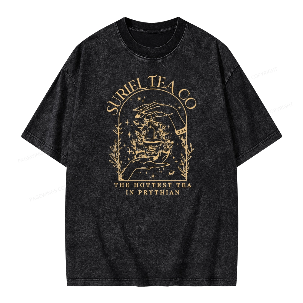 Pagewings A Court Of Thorns And Roses Unisex Washed T-shirt