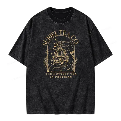 Pagewings A Court Of Thorns And Roses Unisex Washed T-shirt