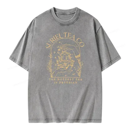 Pagewings A Court Of Thorns And Roses Unisex Washed T-shirt