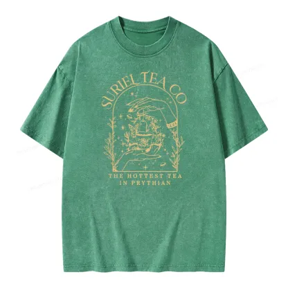 Pagewings A Court Of Thorns And Roses Unisex Washed T-shirt