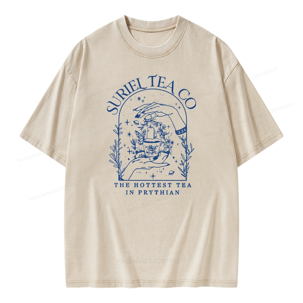 Pagewings A Court Of Thorns And Roses Unisex Washed T-shirt