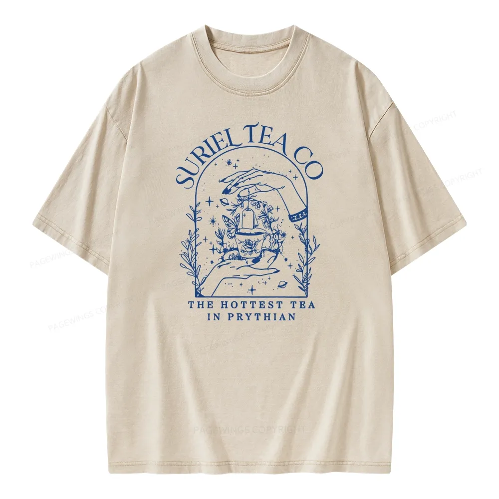 Pagewings A Court Of Thorns And Roses Unisex Washed T-shirt