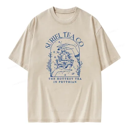 Pagewings A Court Of Thorns And Roses Unisex Washed T-shirt