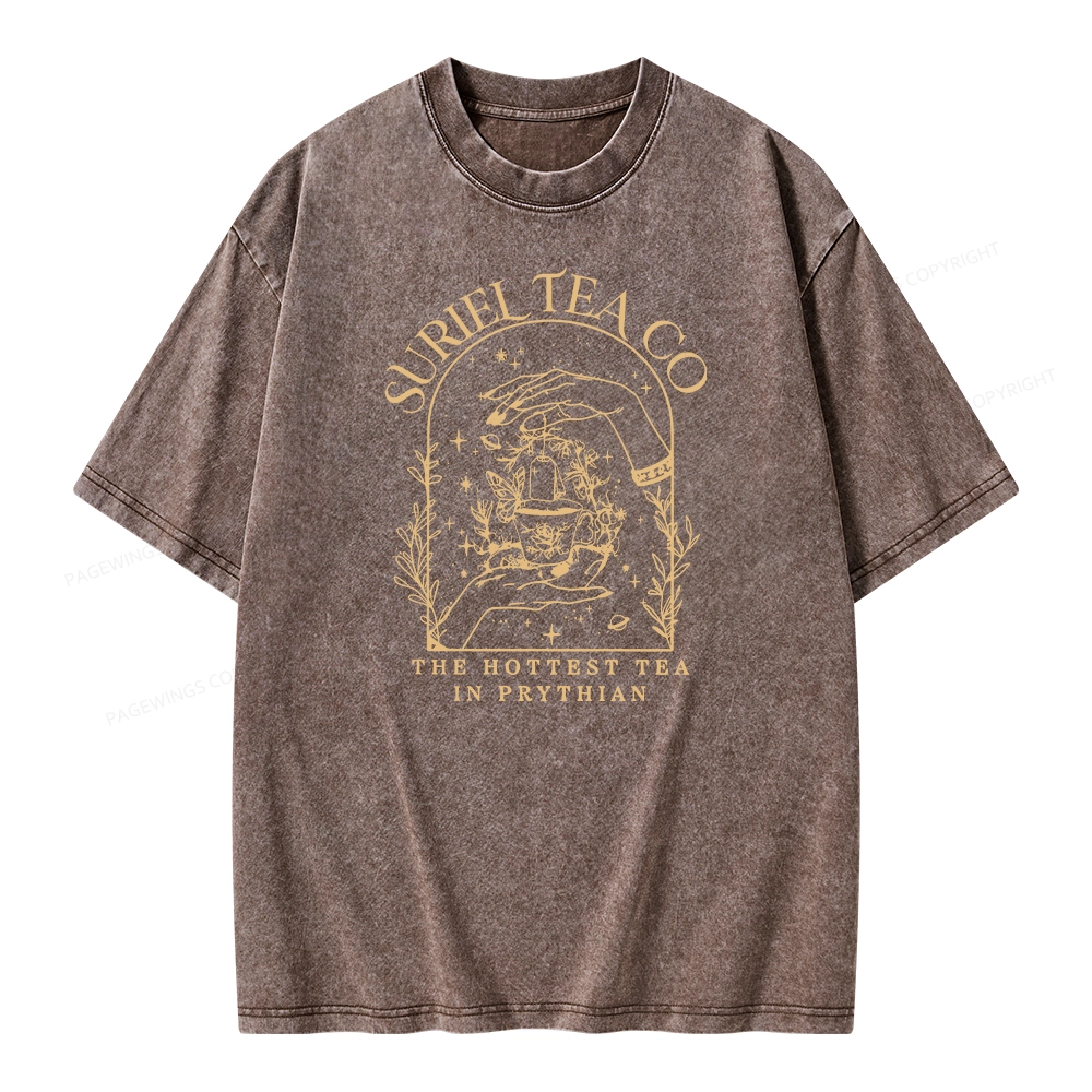 Pagewings A Court Of Thorns And Roses Unisex Washed T-shirt