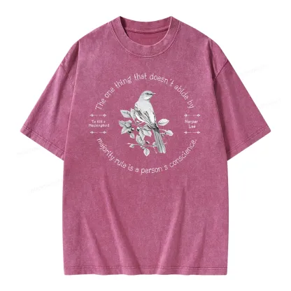Pagewings To Kill a Mockingbird Unisex Washed T-shirt
