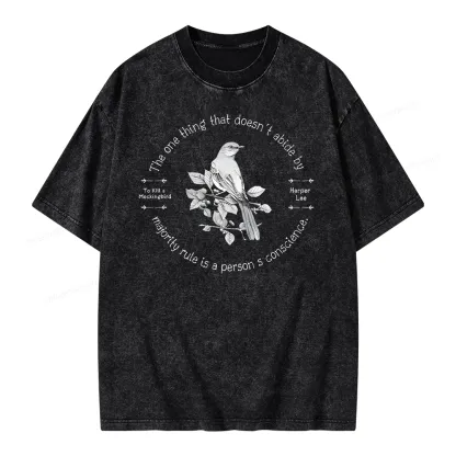 Pagewings To Kill a Mockingbird Unisex Washed T-shirt