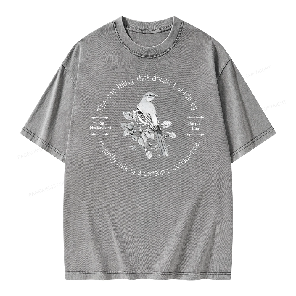 Pagewings To Kill a Mockingbird Unisex Washed T-shirt