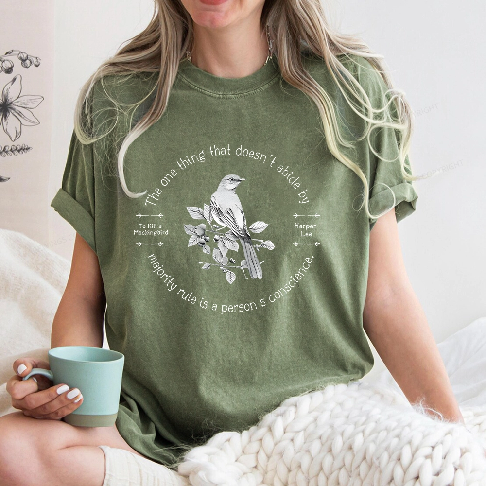 Pagewings To Kill a Mockingbird Unisex Washed T-shirt