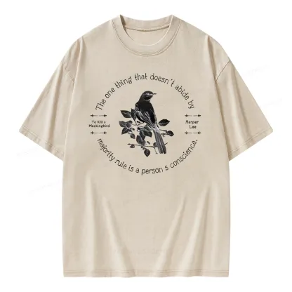 Pagewings To Kill a Mockingbird Unisex Washed T-shirt
