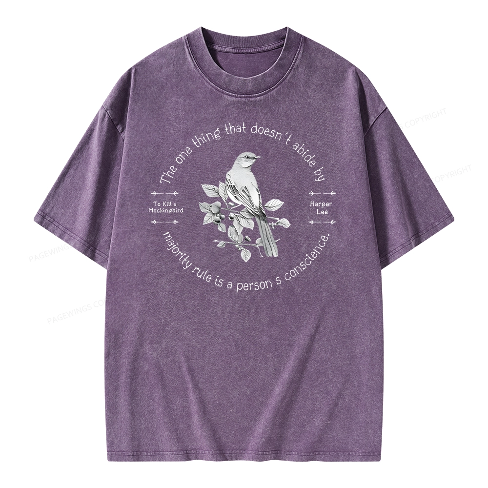 Pagewings To Kill a Mockingbird Unisex Washed T-shirt