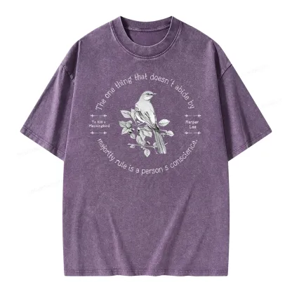 Pagewings To Kill a Mockingbird Unisex Washed T-shirt