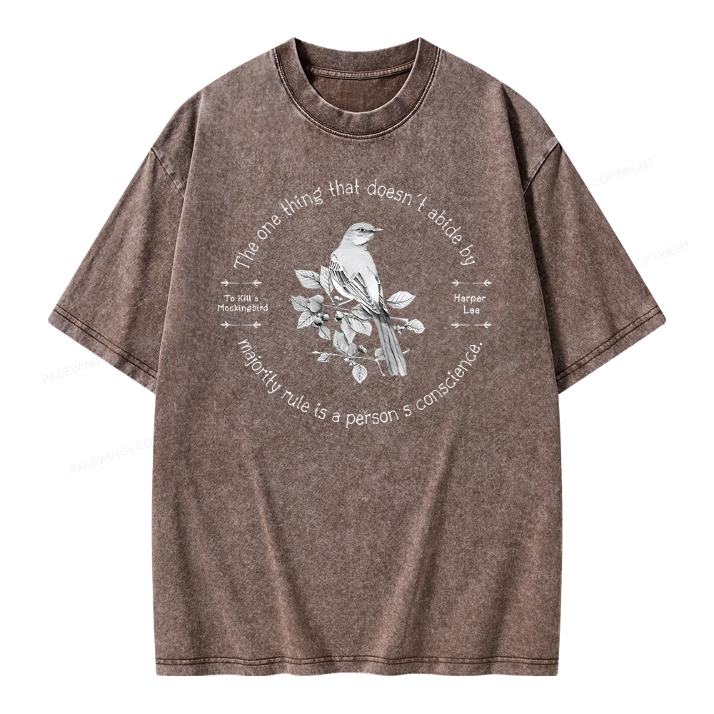 Pagewings To Kill a Mockingbird Unisex Washed T-shirt