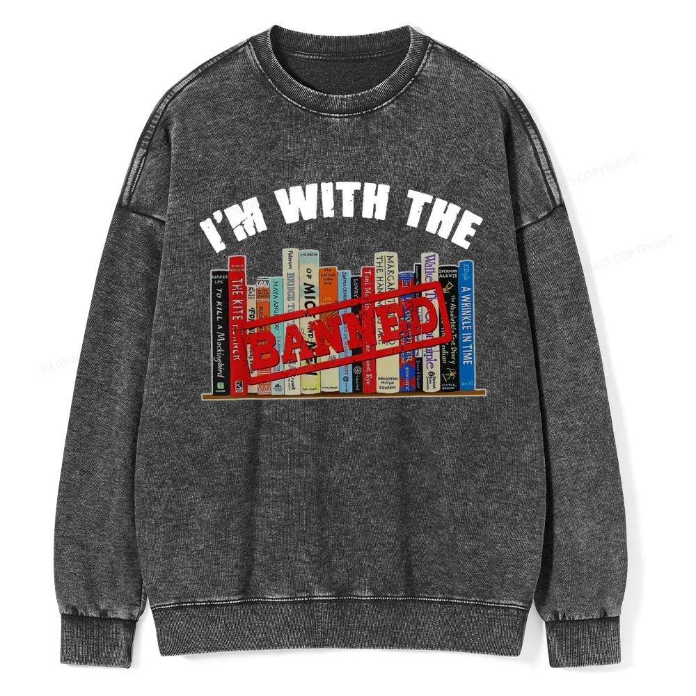 Pagewings To Kill a Mockingbird Unisex Washed Sweatshirt