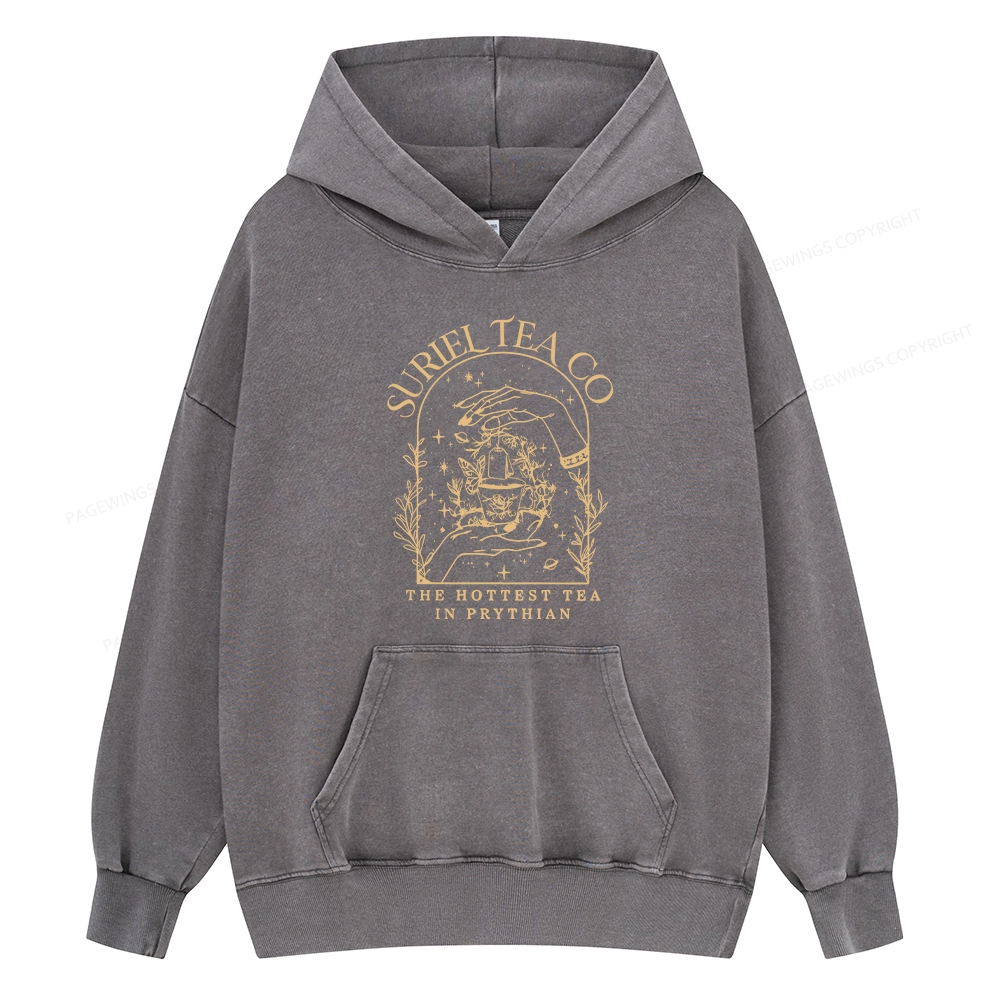Pagewings A Court Of Thorns And Roses Unisex Washed Hoodie