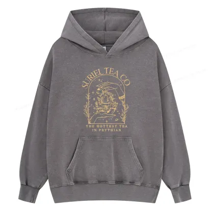 Pagewings A Court Of Thorns And Roses Unisex Washed Hoodie