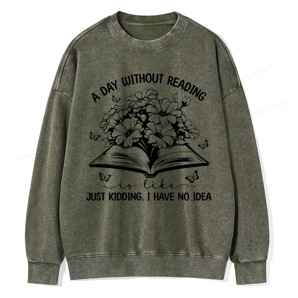 Pagewings To Kill a Mockingbird Unisex Washed Sweatshirt