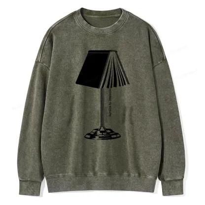Pagewings Ilumina Tu Intelecto Unisex Washed Sweatshirt