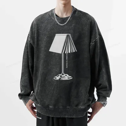 Pagewings Ilumina Tu Intelecto Unisex Washed Sweatshirt