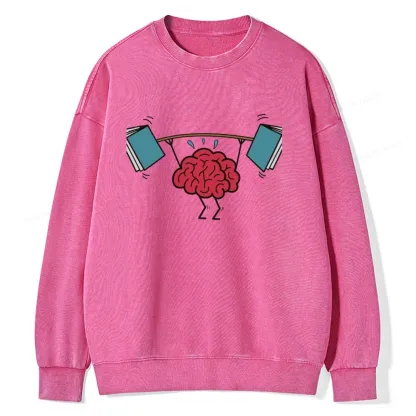 Pagewings It's Book O'Clock Unisex Washed Sweatshirt