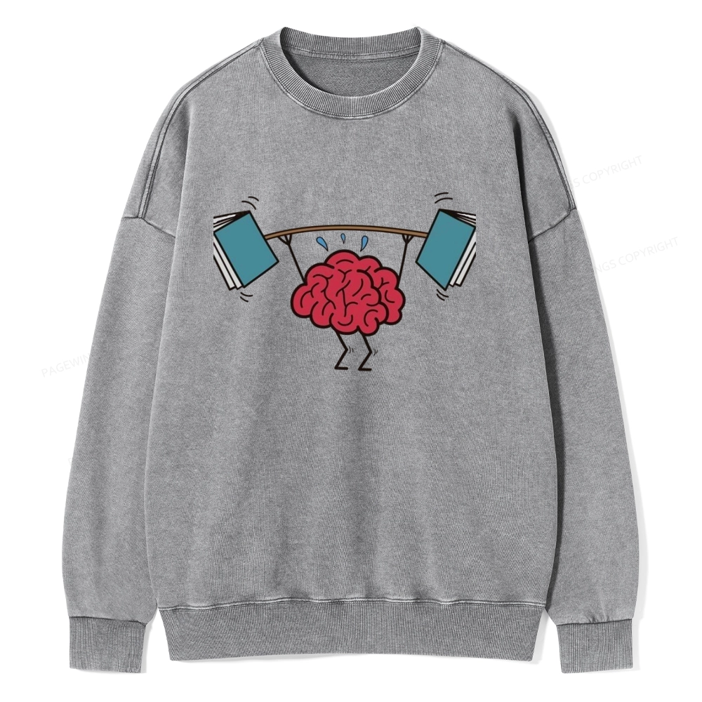 Pagewings It's Book O'Clock Unisex Washed Sweatshirt