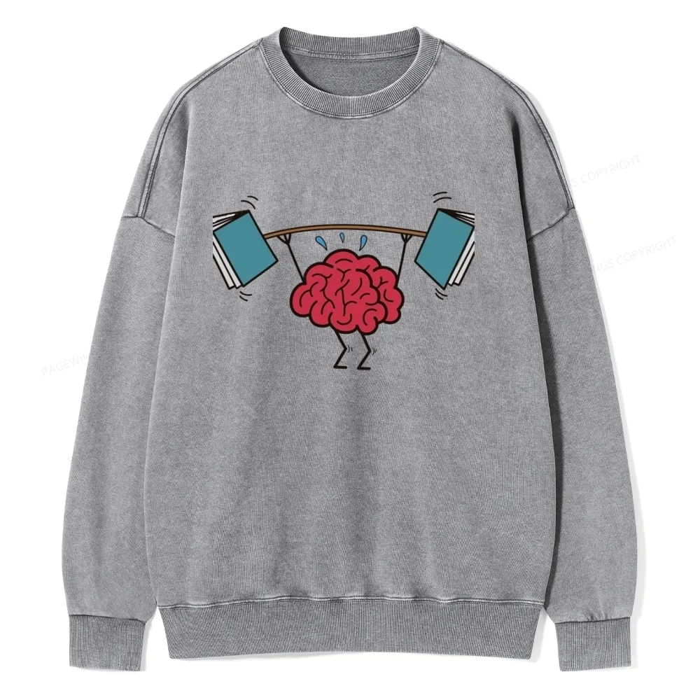 Pagewings It's Book O'Clock Unisex Washed Sweatshirt