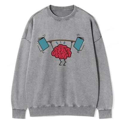 Pagewings It's Book O'Clock Unisex Washed Sweatshirt