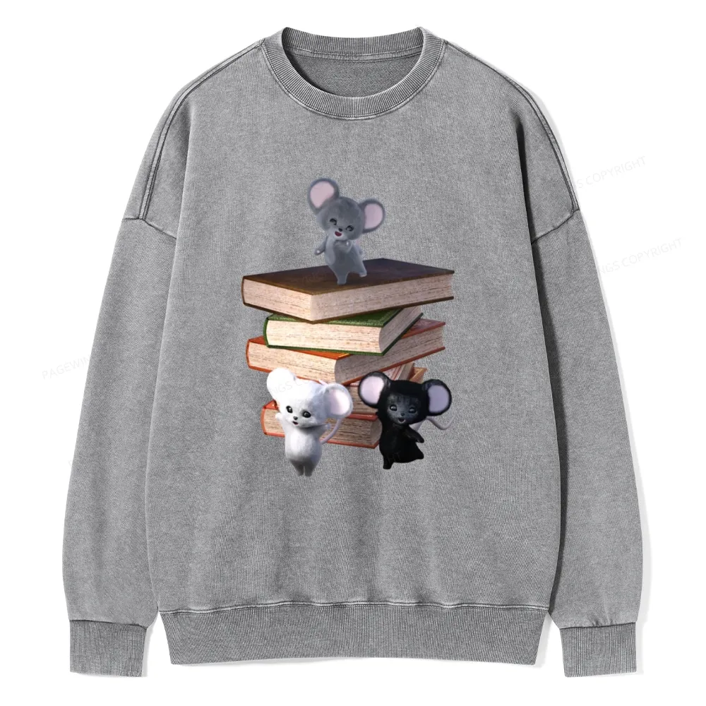 Pagewings To Kill a Mockingbird Unisex Washed Sweatshirt