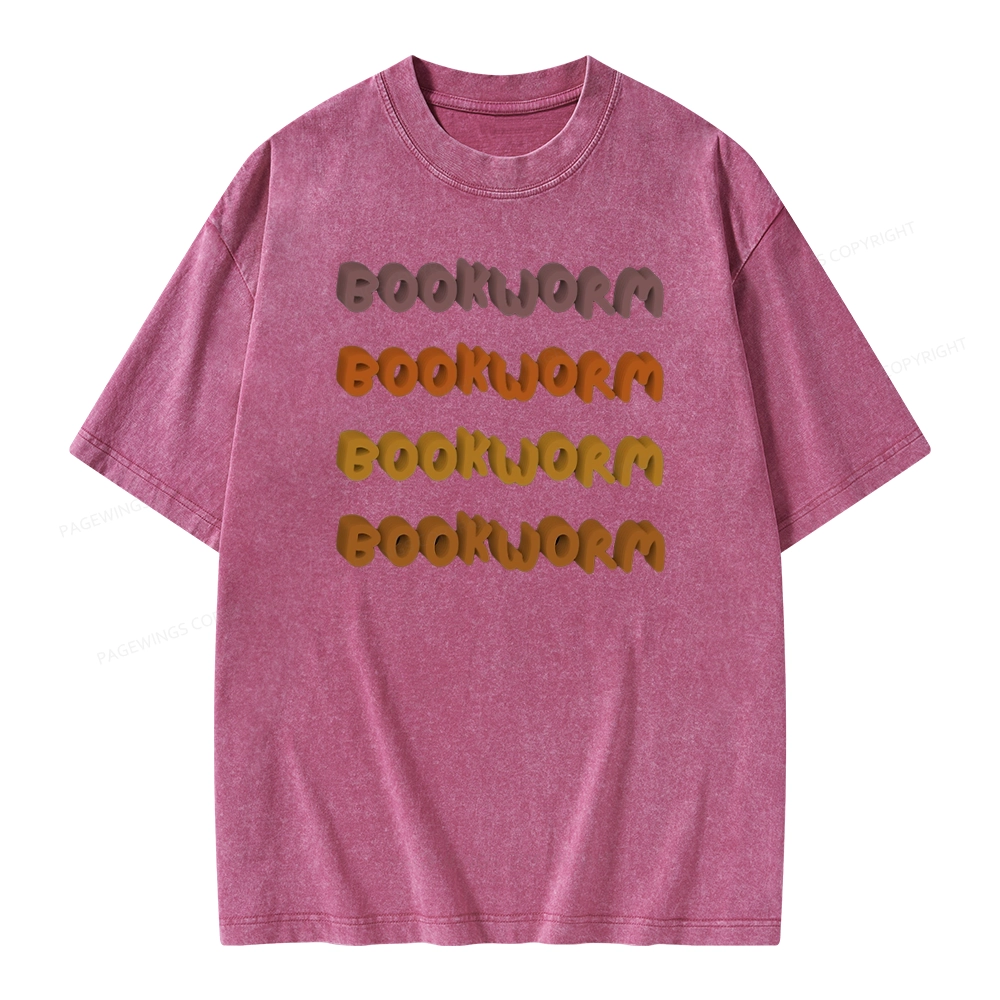 Pagewings Bookworm Unisex Washed T-shirt
