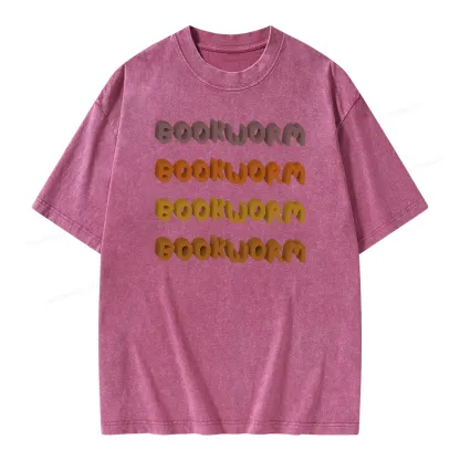 Pagewings Bookworm Unisex Washed T-shirt
