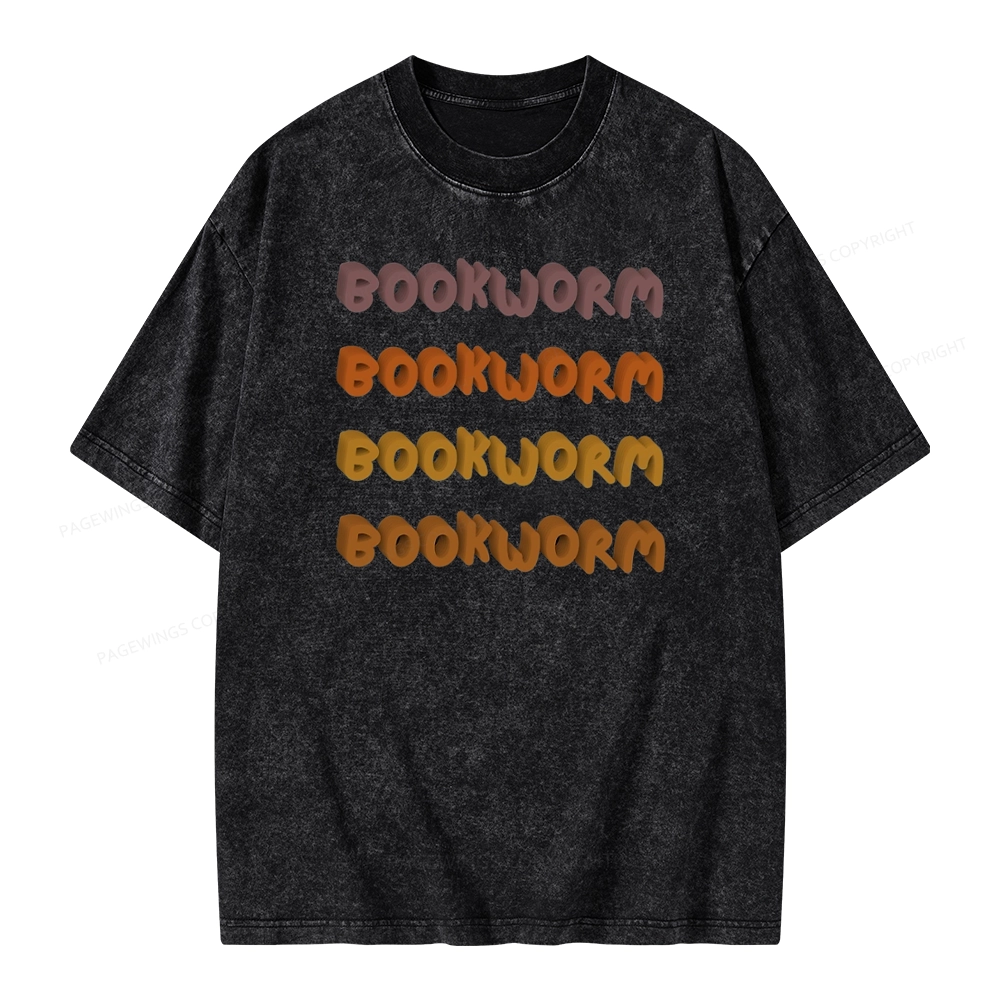 Pagewings Bookworm Unisex Washed T-shirt