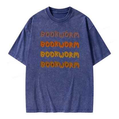 Pagewings Bookworm Unisex Washed T-shirt