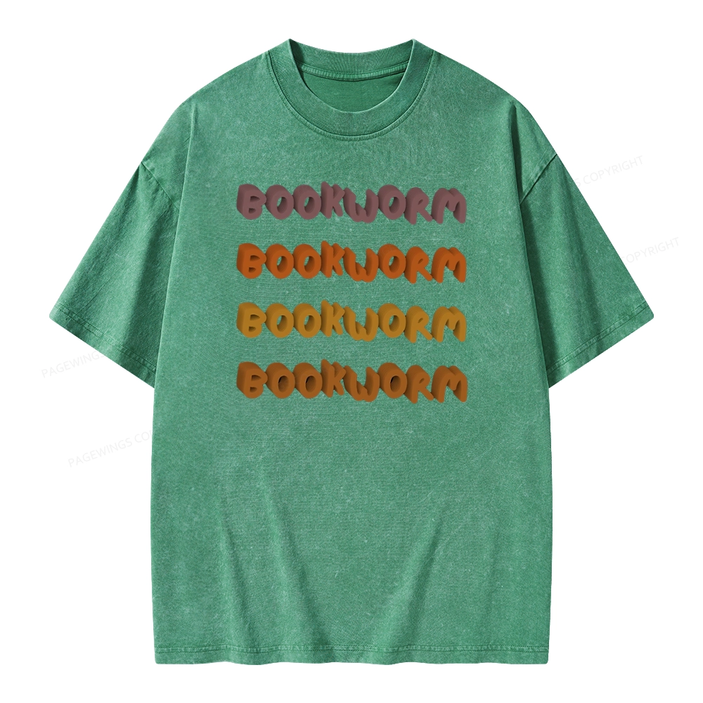 Pagewings Bookworm Unisex Washed T-shirt