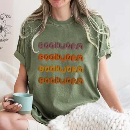 Pagewings Bookworm Unisex Washed T-shirt