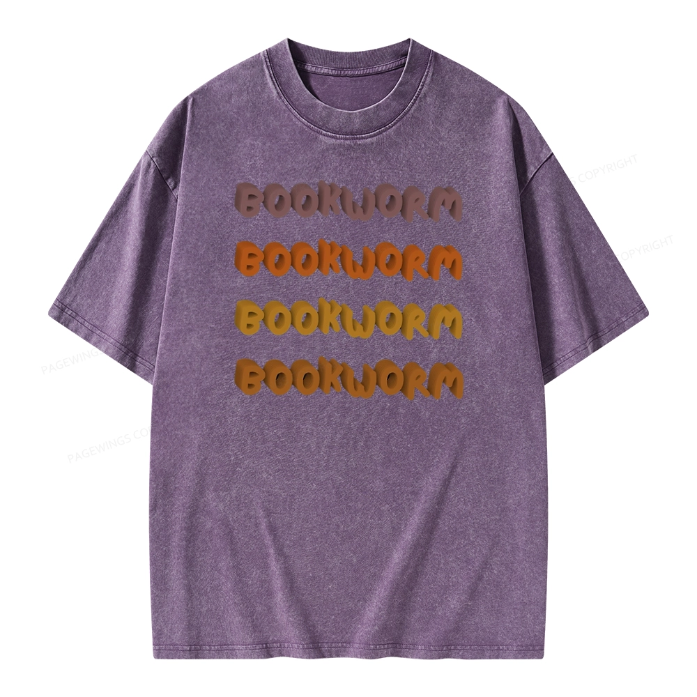 Pagewings Bookworm Unisex Washed T-shirt