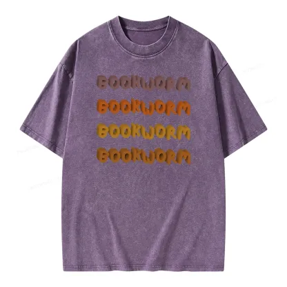 Pagewings Bookworm Unisex Washed T-shirt