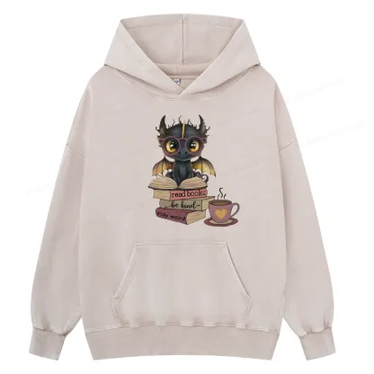 Pagewings Fourth Wing Dargon Unisex Washed Hoodie