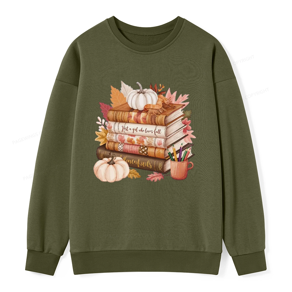 Pagewings Thanksgiving Fall Pumpkin Unisex  Classic Sweatshirt