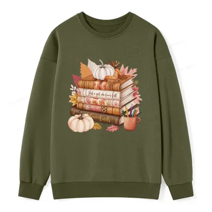Pagewings Thanksgiving Fall Pumpkin Unisex  Classic Sweatshirt