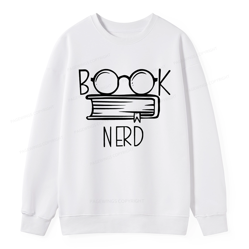 Pagewings Book Nerd Unisex Sweatshirt
