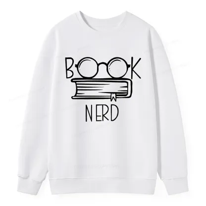 Pagewings Book Nerd Unisex Sweatshirt