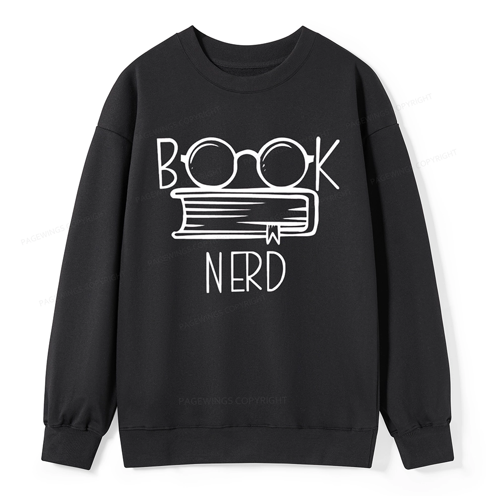 Pagewings Book Nerd Unisex Sweatshirt