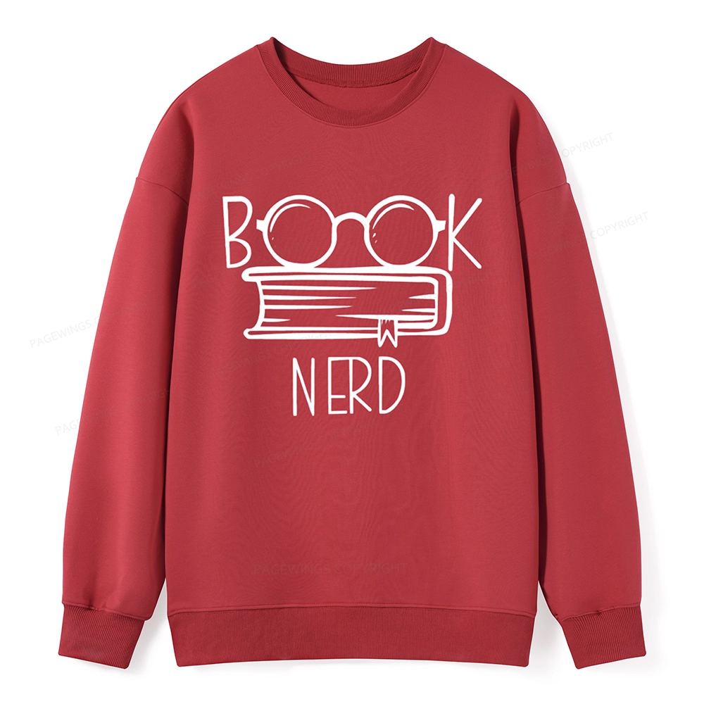 Pagewings Book Nerd Unisex Sweatshirt