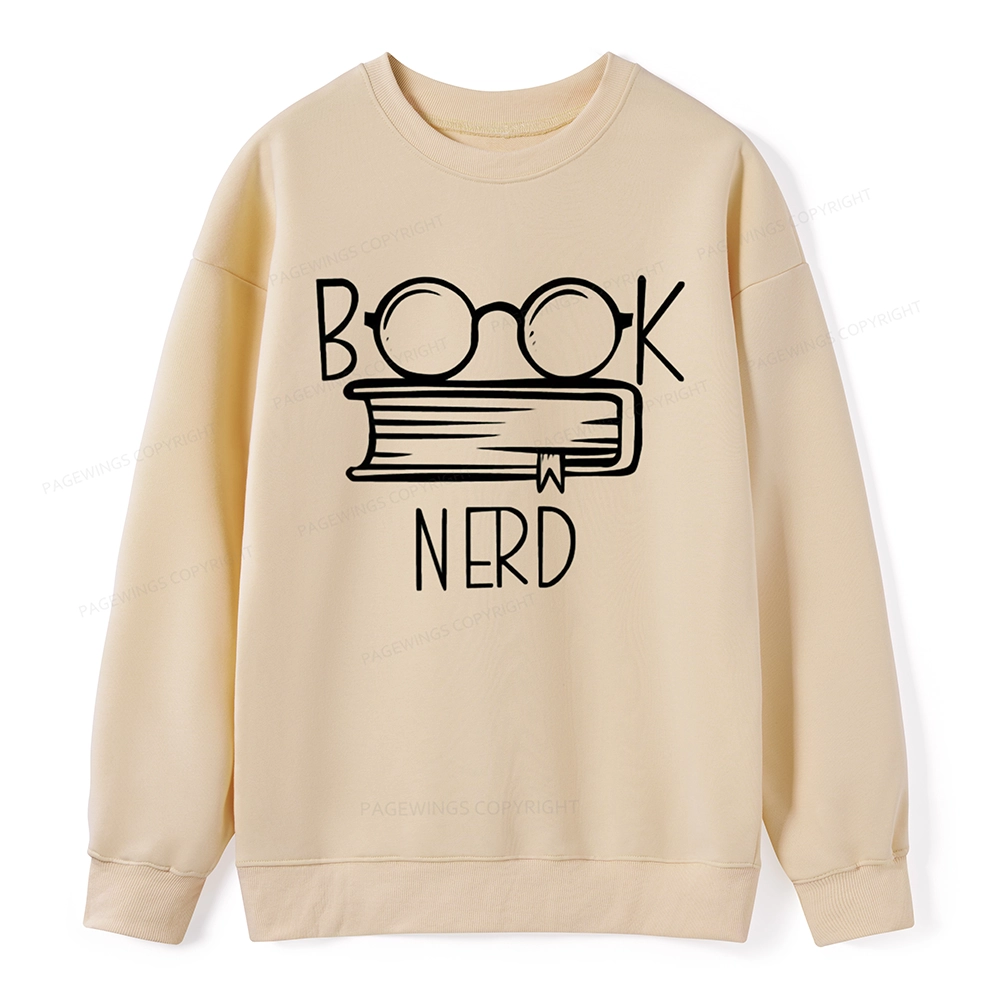 Pagewings Book Nerd Unisex Sweatshirt